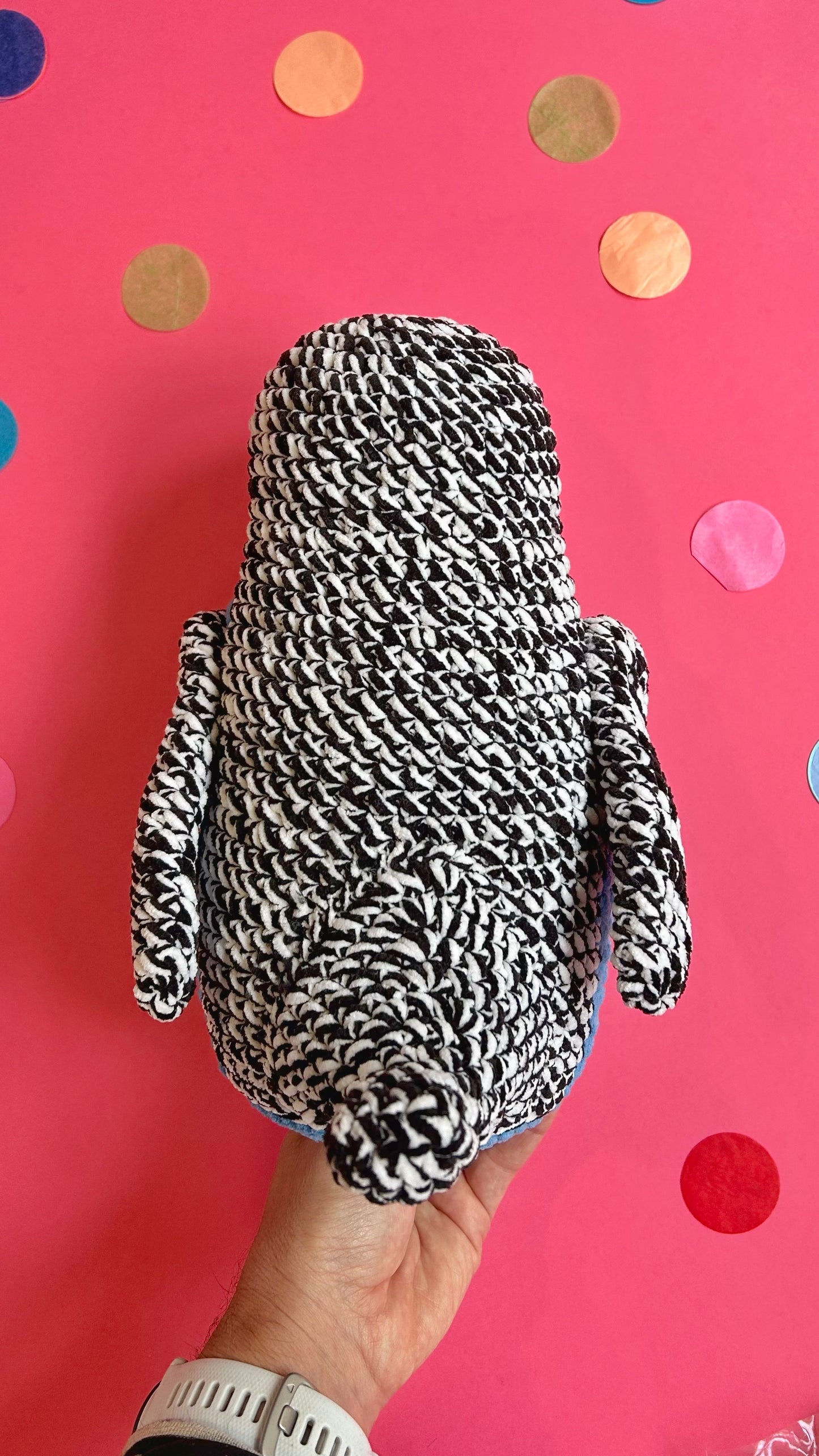 Blue budgie plushie