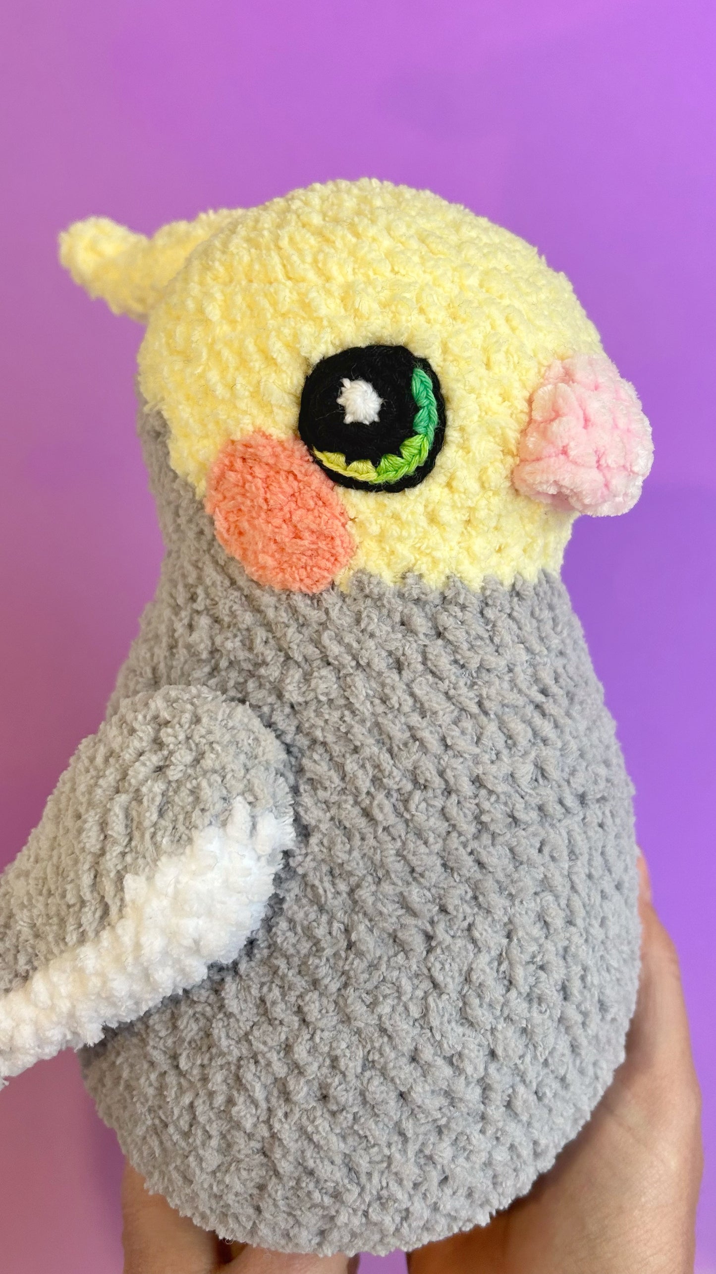 Digital crochet pattern - Round glint eye