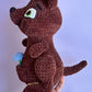 Quokka plushie - Dark brown