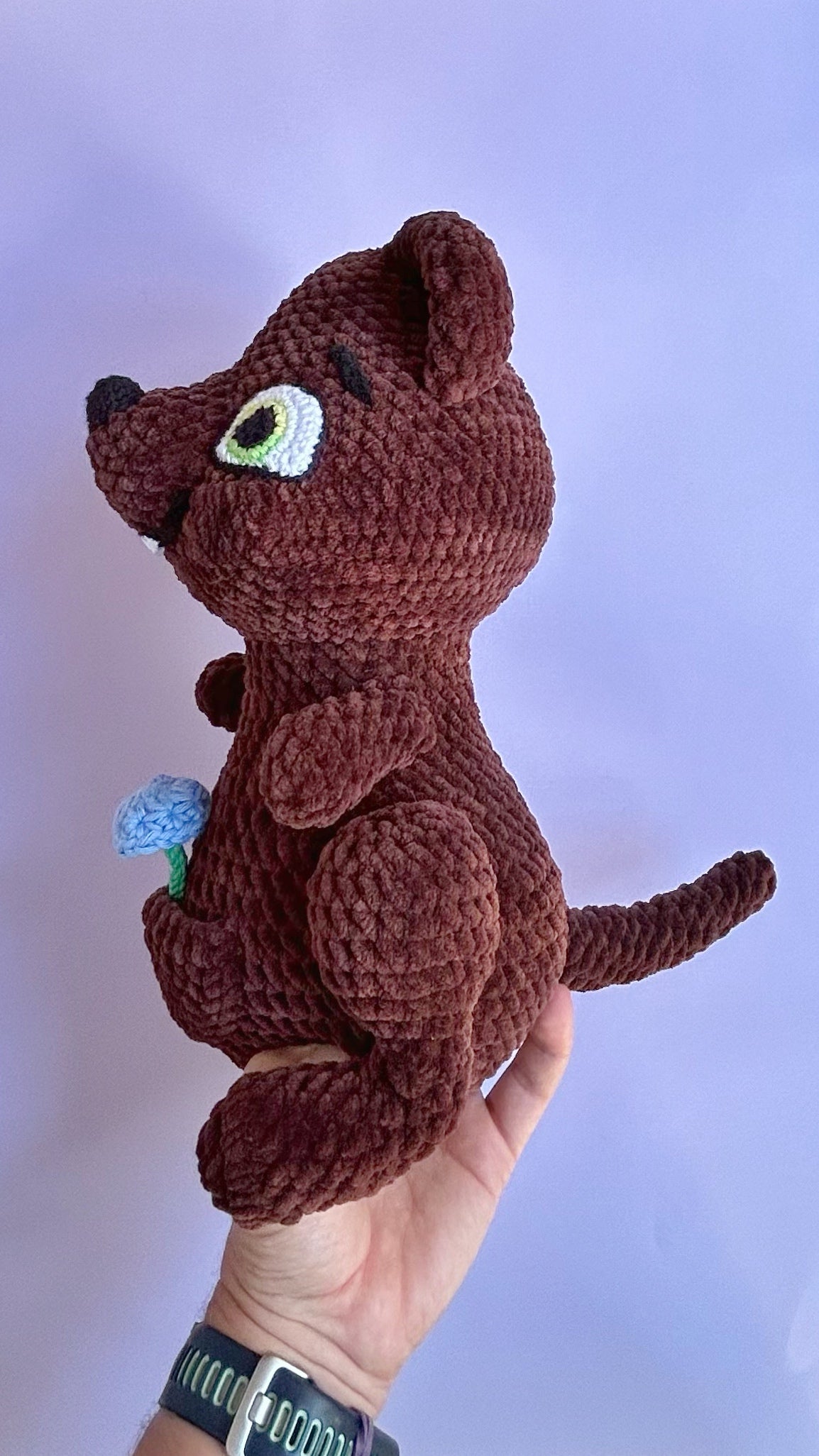 Quokka plushie - Dark brown