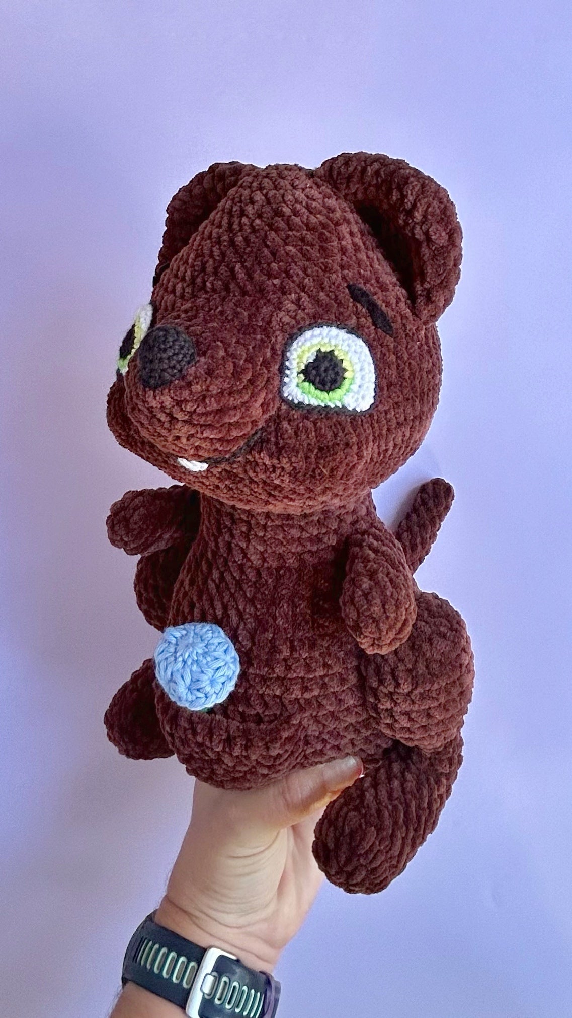 Quokka plushie - Dark brown