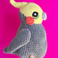 Cockatiel plushie