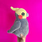 Cockatiel plushie