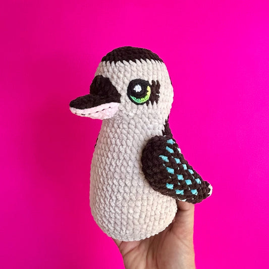 Kookaburra fledgling plushie