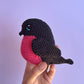 Pink wren toy