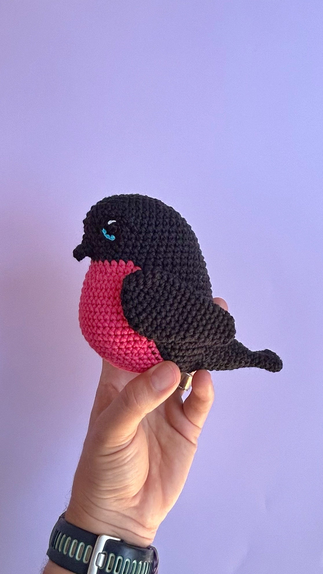 Pink wren toy