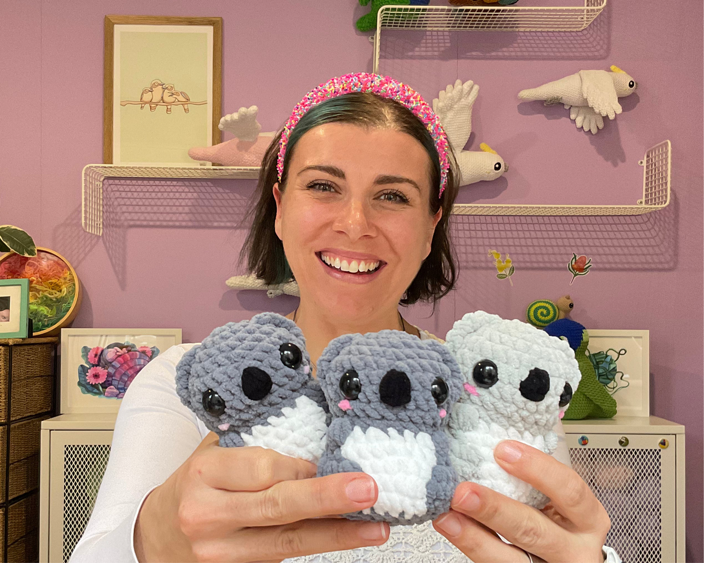 Digital crochet pattern - Pocket Koala