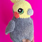 Cockatiel plushie