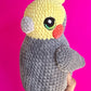 Cockatiel plushie