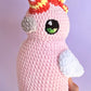 Pink cockatoo plushie