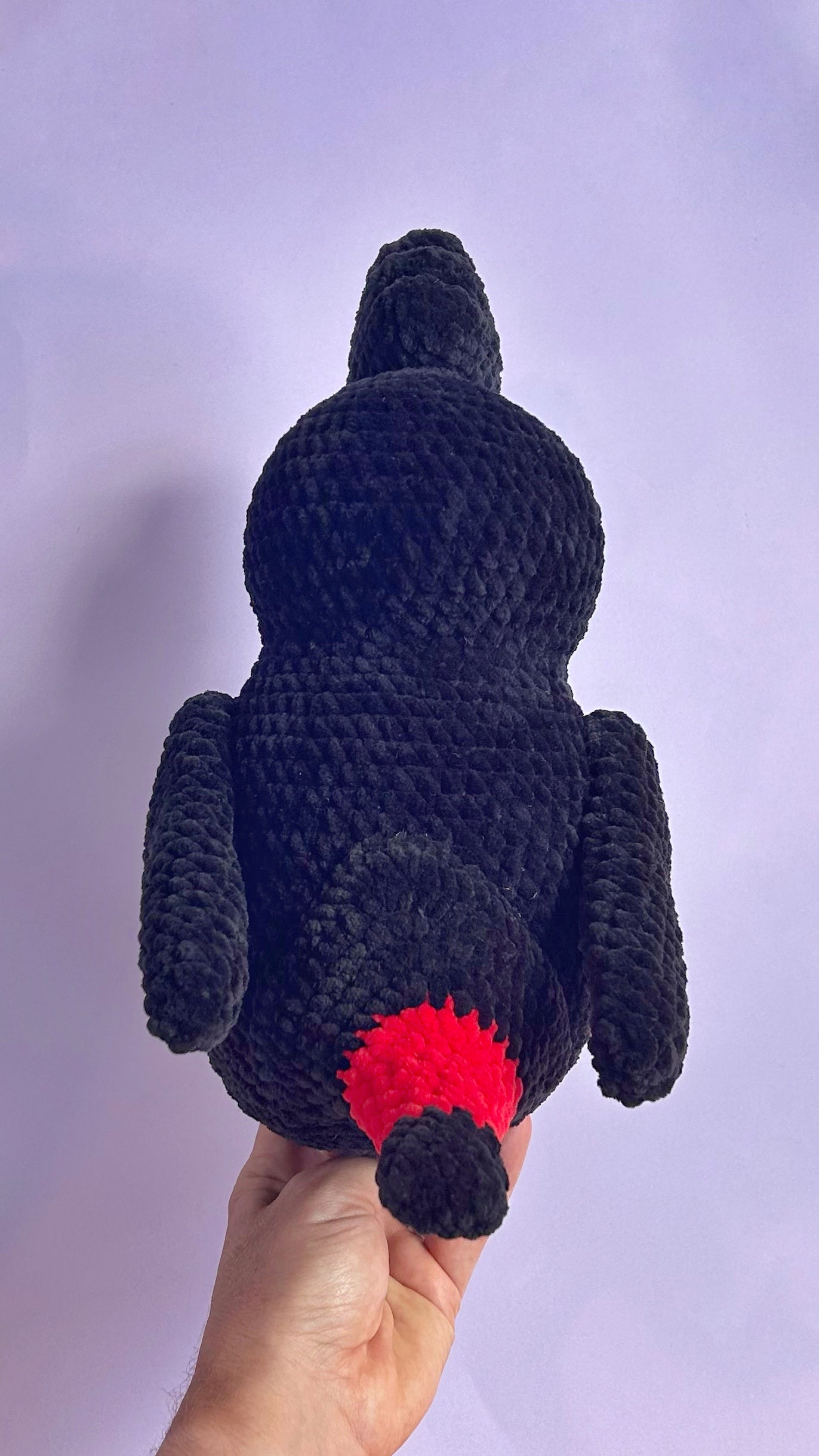 Red-tailed black cockatoo (male) plushie