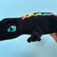 Black and rainbow *sparkly* Crocodile