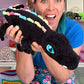 Black and rainbow *sparkly* Crocodile