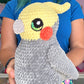 Cockatiel plushie