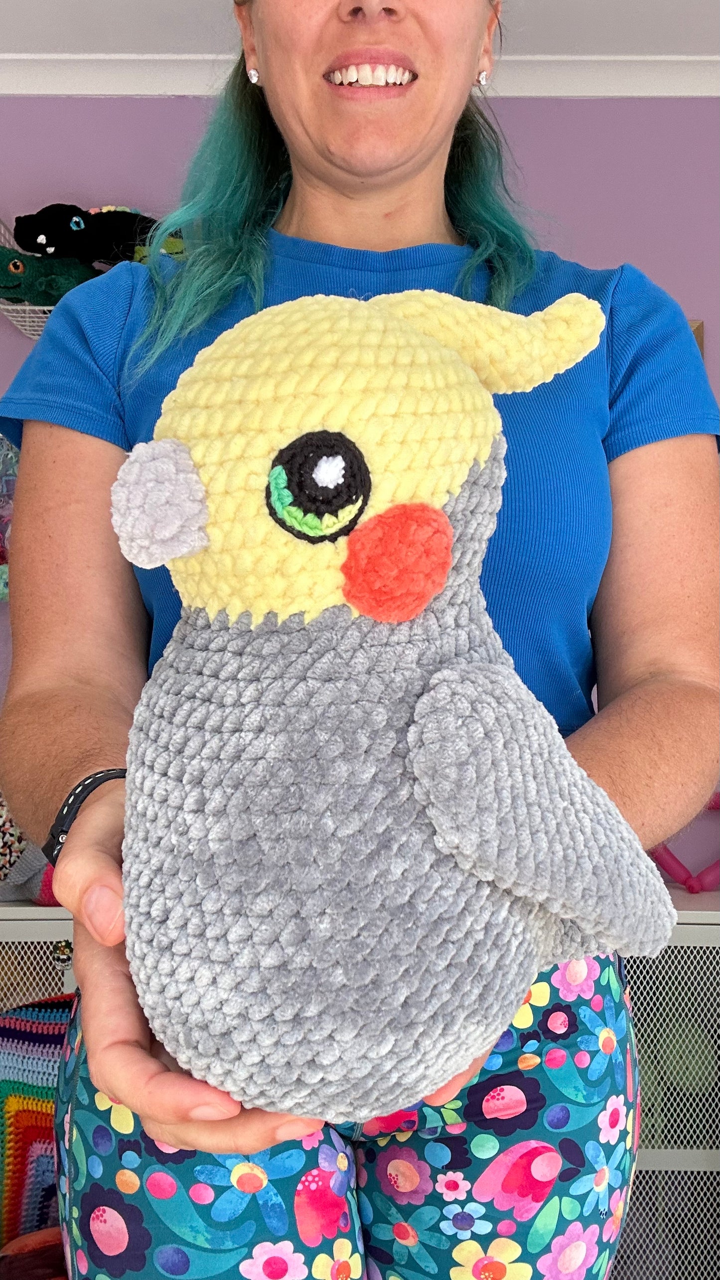 Cockatiel plushie