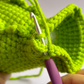 Digital crochet pattern -Crocodile