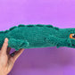 Dark green plush Crocodile