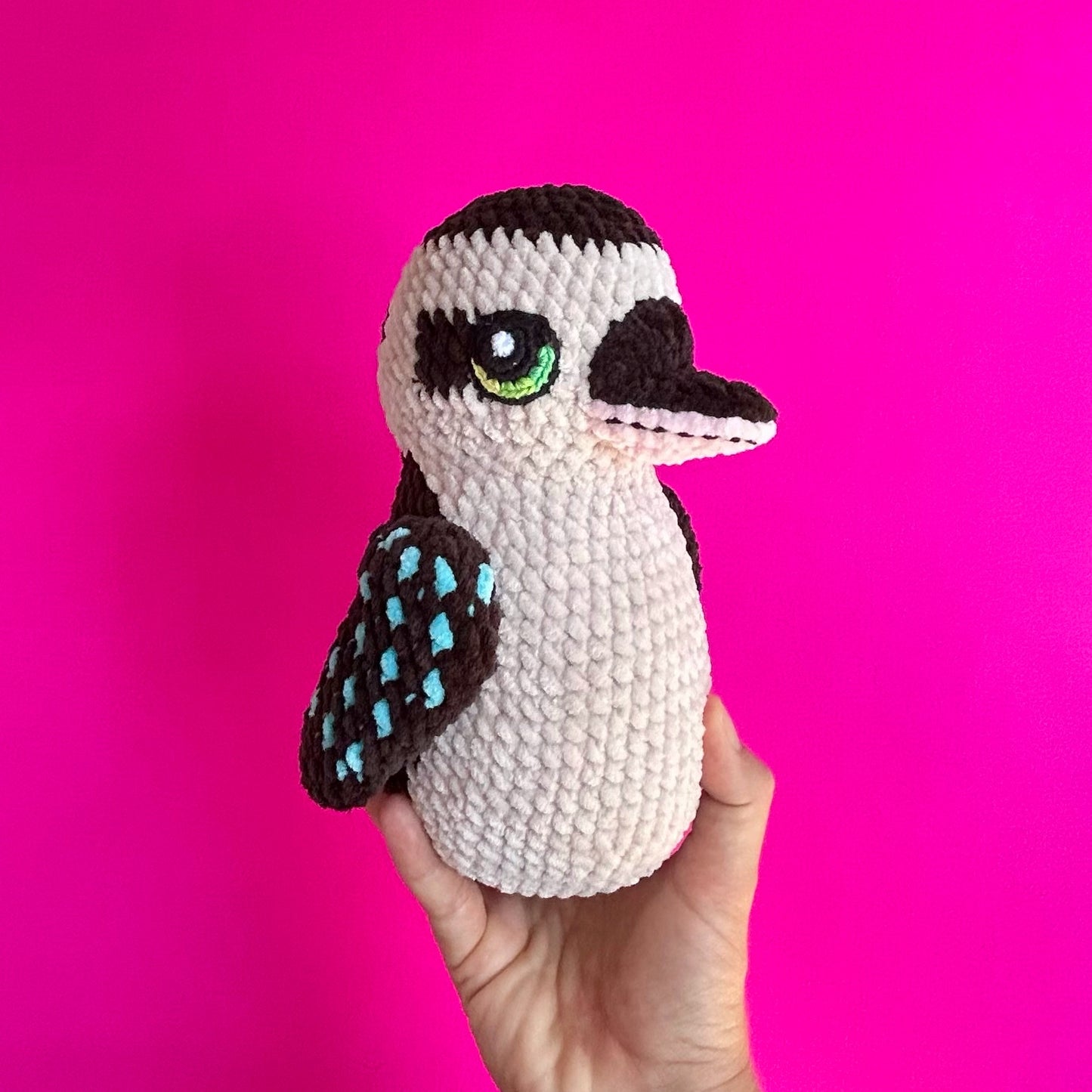 Kookaburra fledgling plushie