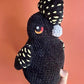 Red-tailed black cockatoo plushie