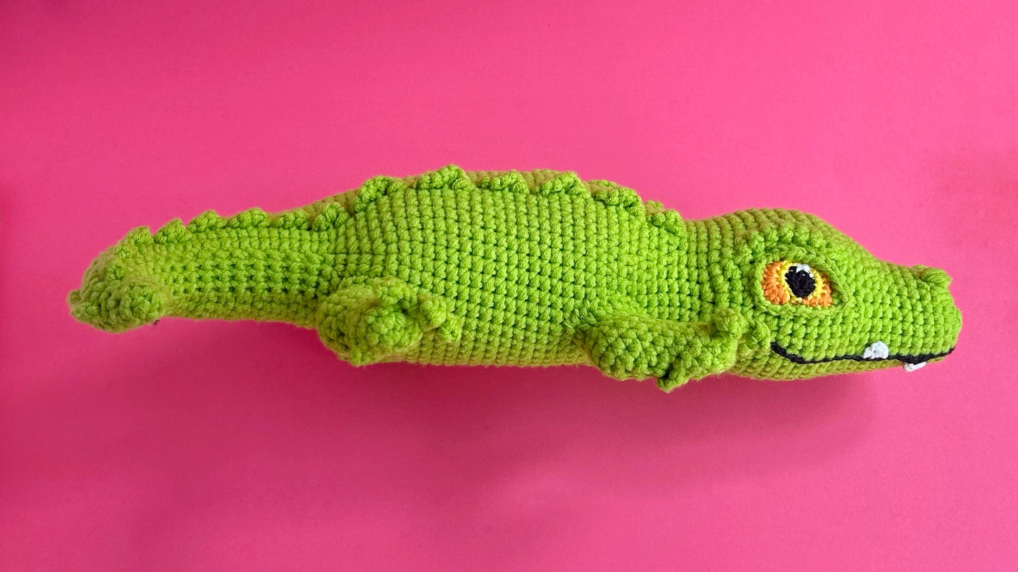 Grass green Crocodile toy