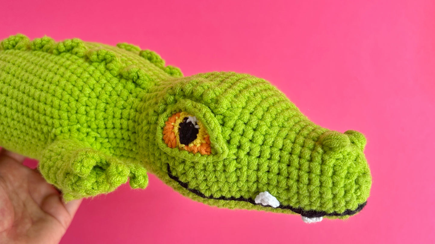 Grass green Crocodile toy