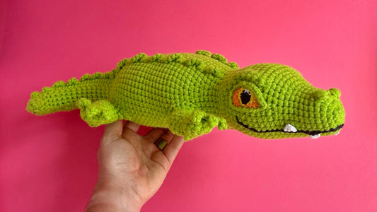 Grass green Crocodile toy