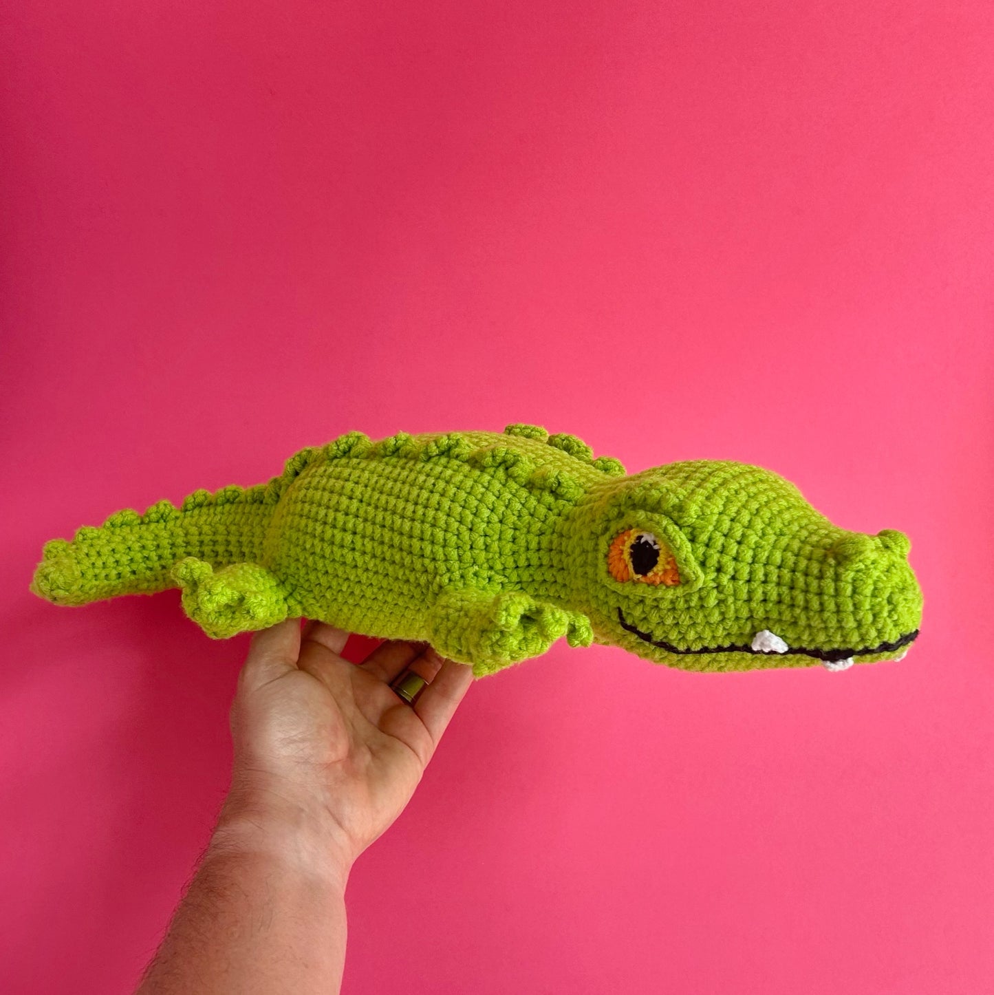 Grass green Crocodile toy