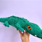 Digital crochet pattern -Crocodile