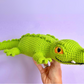 Digital crochet pattern -Crocodile