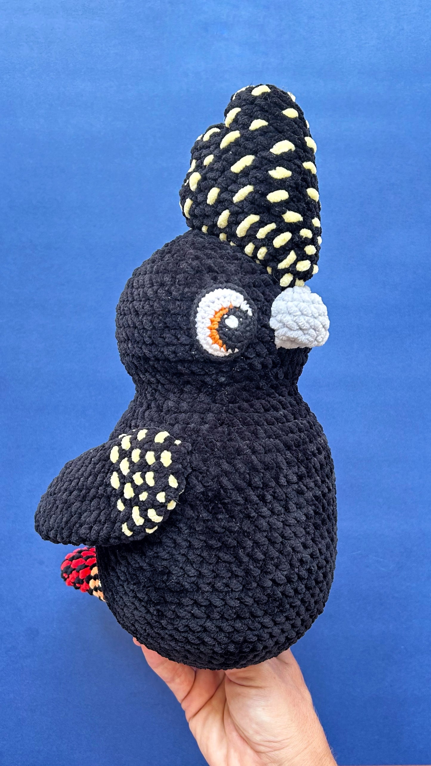 Digital crochet pattern 2 in 1 - Galah / Black Cockatoo