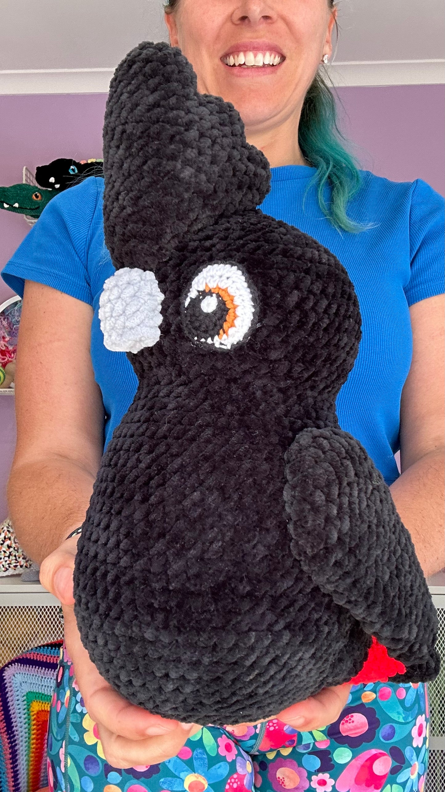 Red-tailed black cockatoo (male) plushie