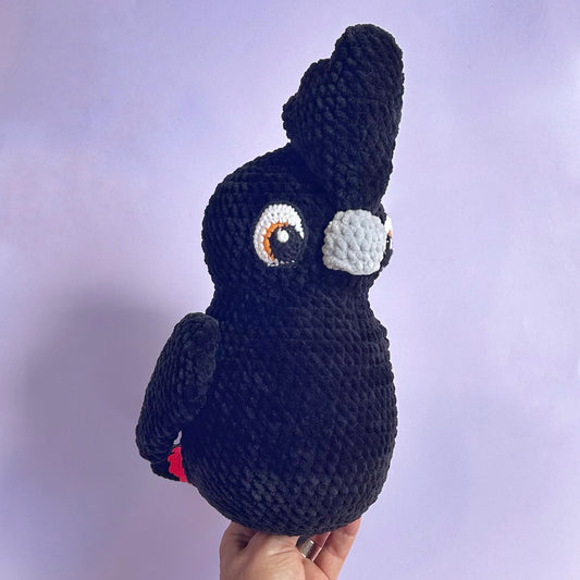 Red-tailed black cockatoo (male) plushie