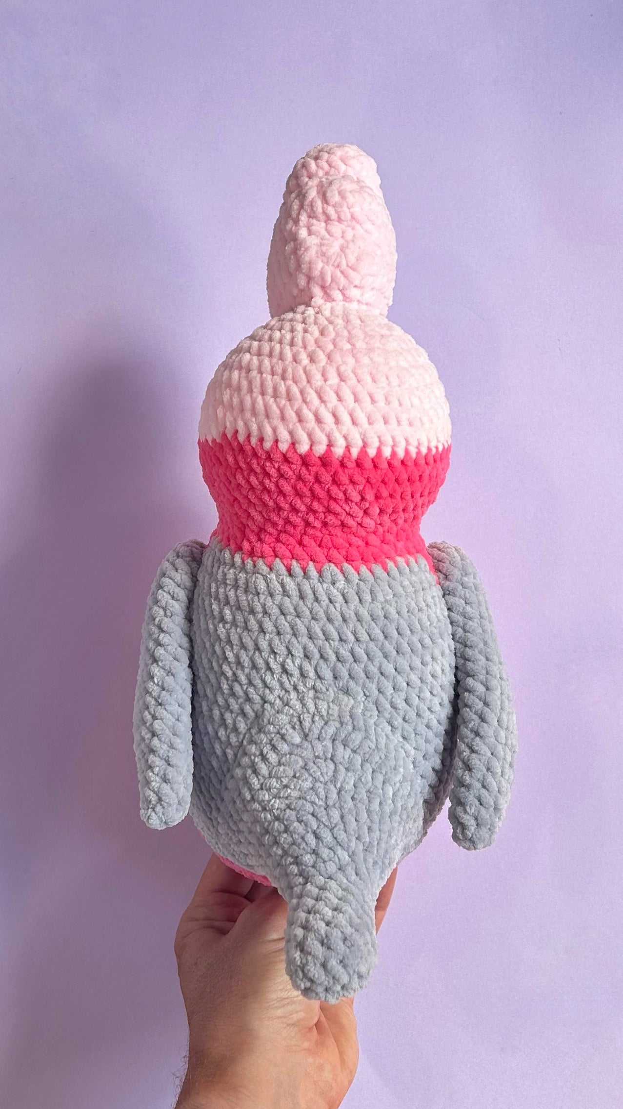 Galah bird plushie