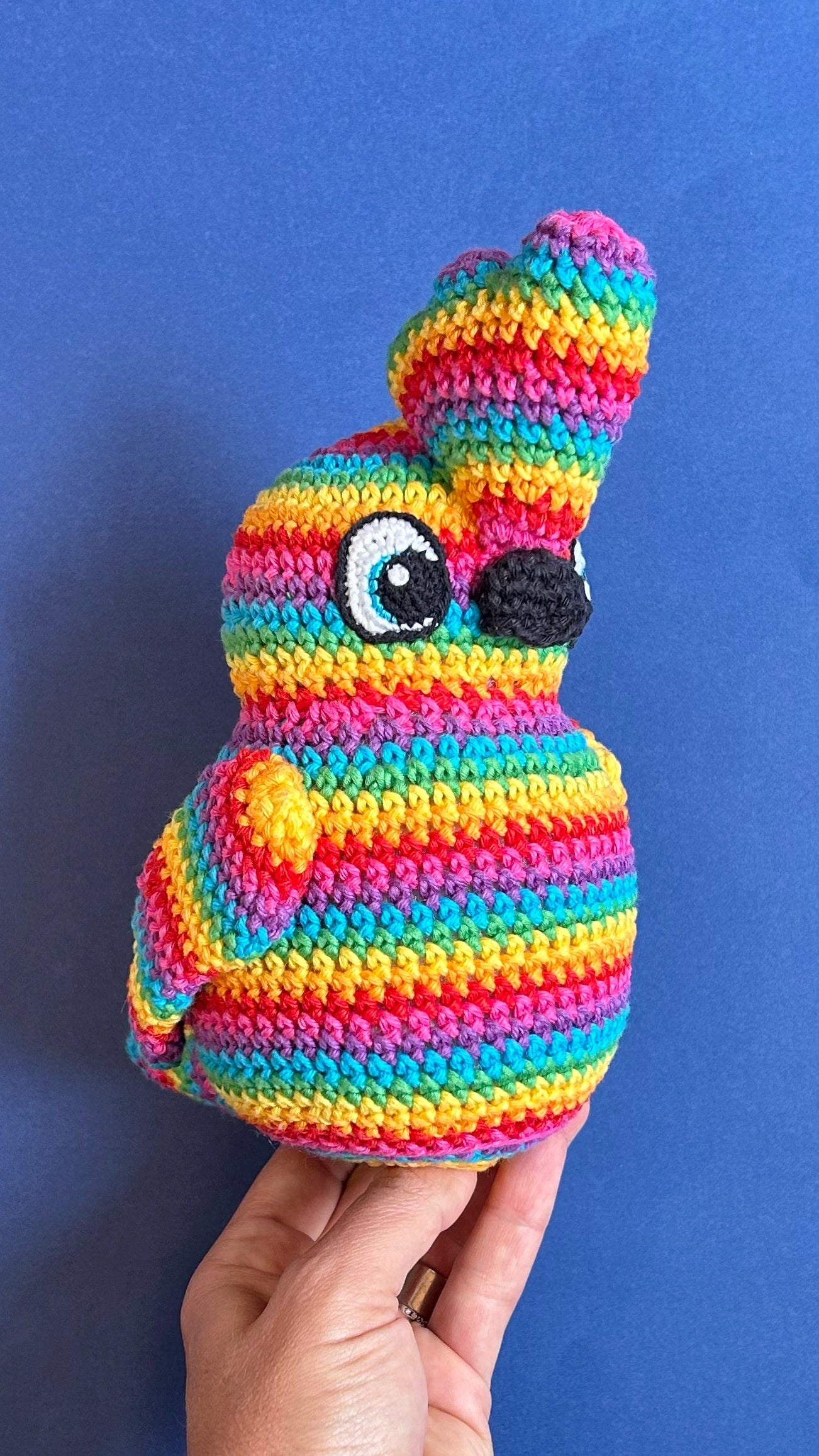 Rainbow cockatoo toy - small