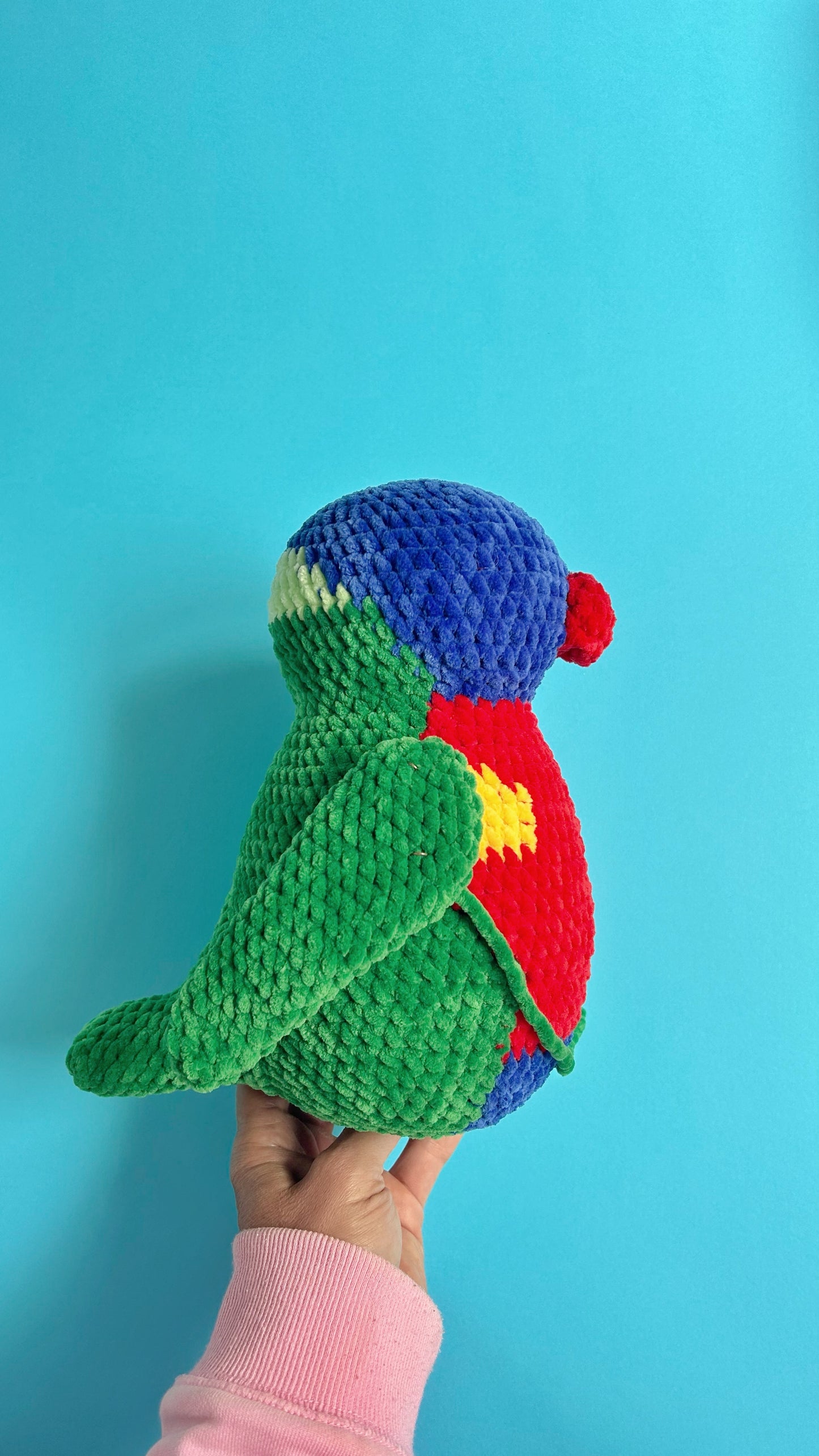 Digital crochet pattern - Rainbow Lorikeet