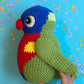 Rainbow Lorikeet plushie - Cartoon eyes