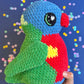 Rainbow Lorikeet plushie - Heart eyes