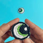 Digital crochet pattern - Round Cartoon eye