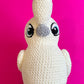 White cockatoo plushie