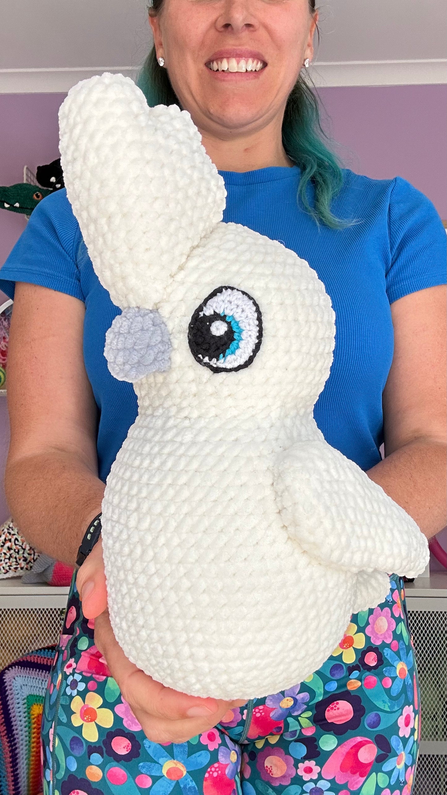 White cockatoo plushie