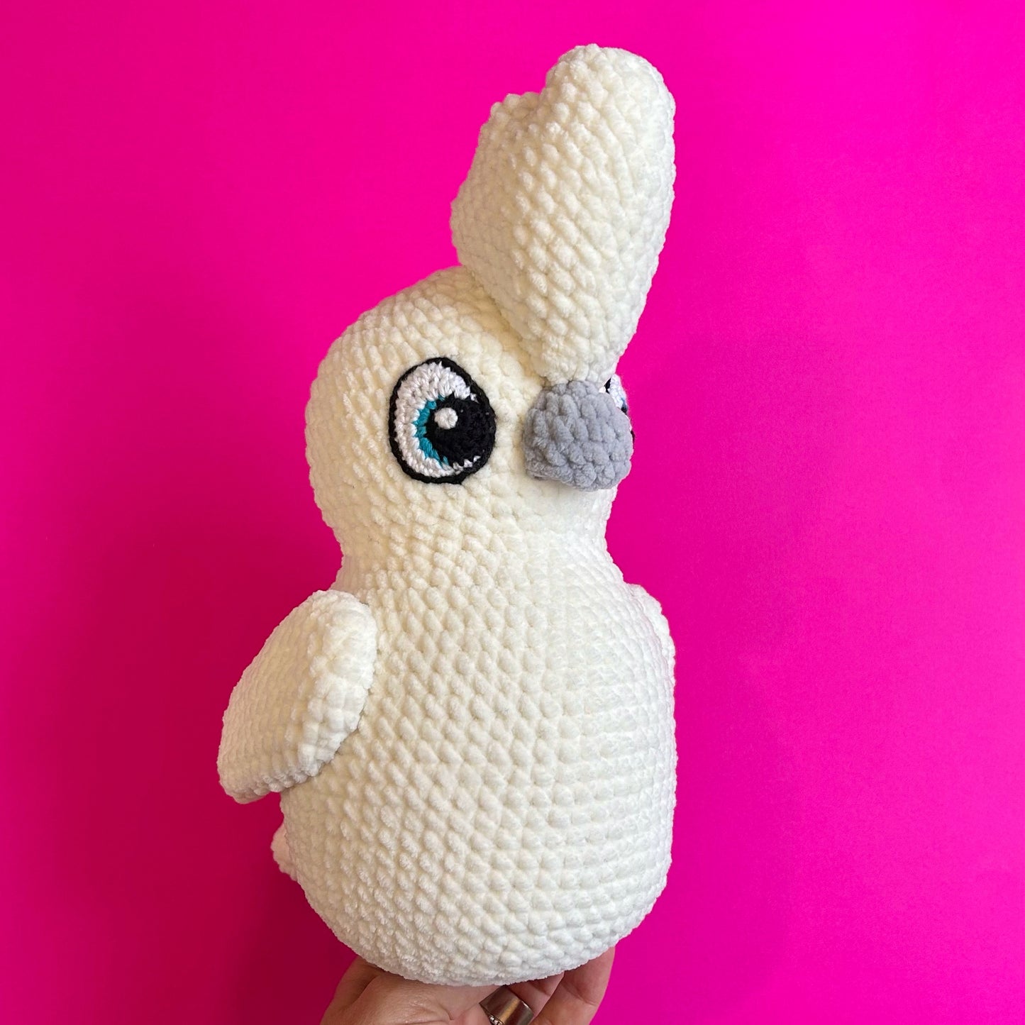 White cockatoo plushie