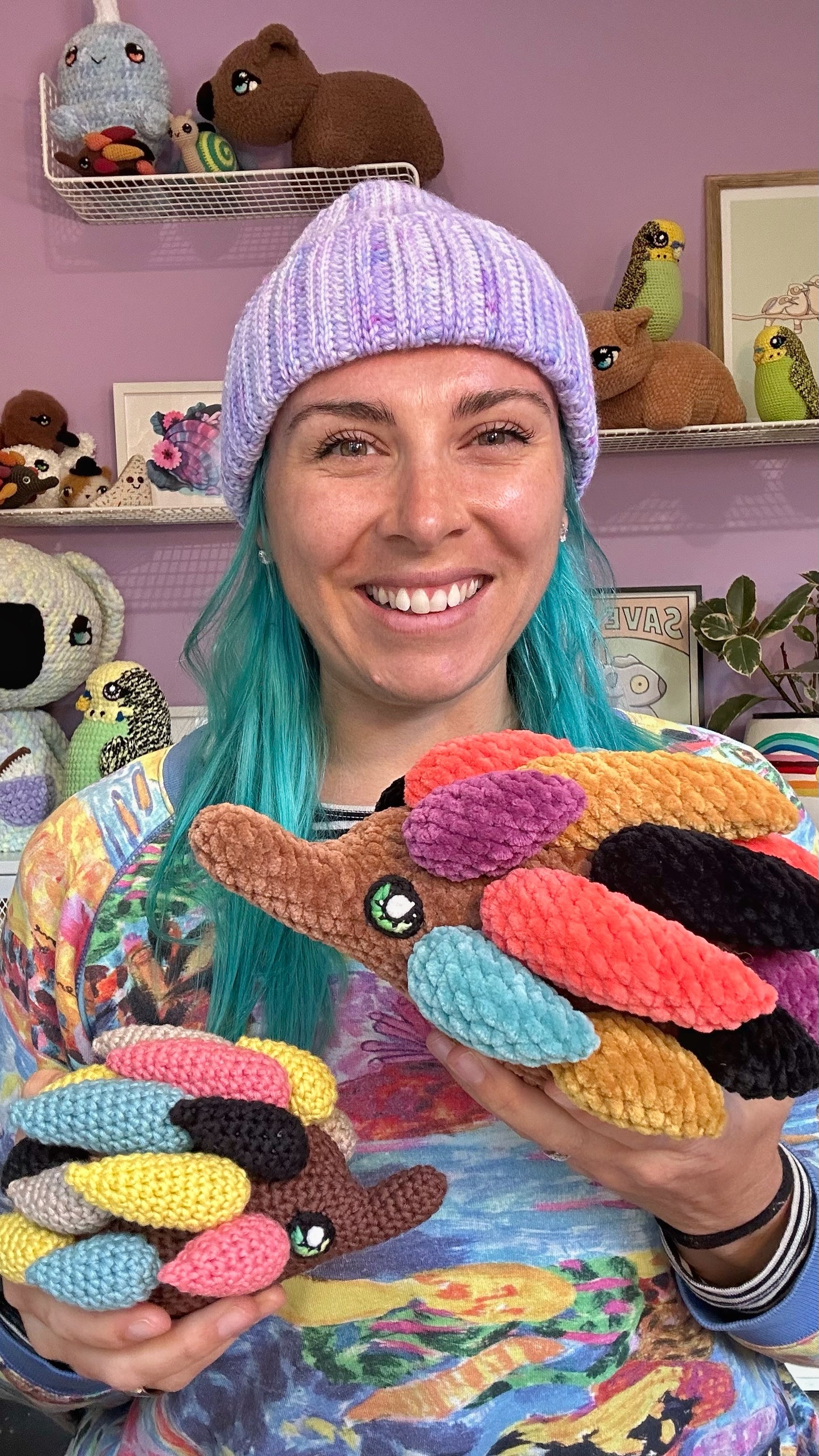 Digital crochet pattern - Echidna