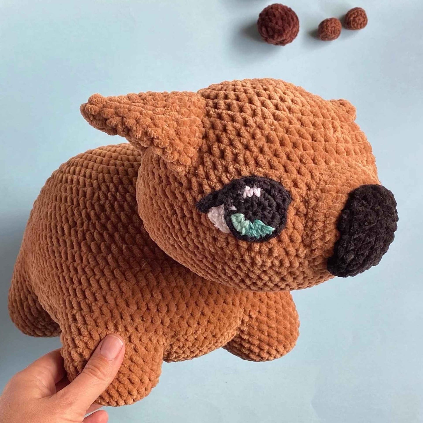 Digital crochet pattern - Wombat